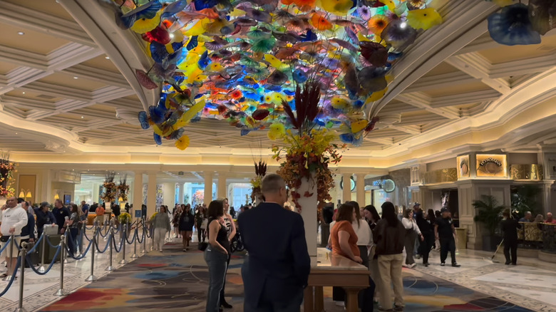 Lobby at Bellagio Las Vegas