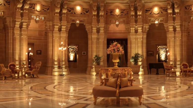 Lobby at Umaid Bhawan Palace