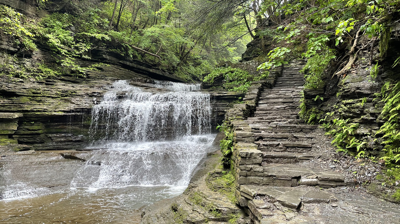 Buttermilk Falls in New York