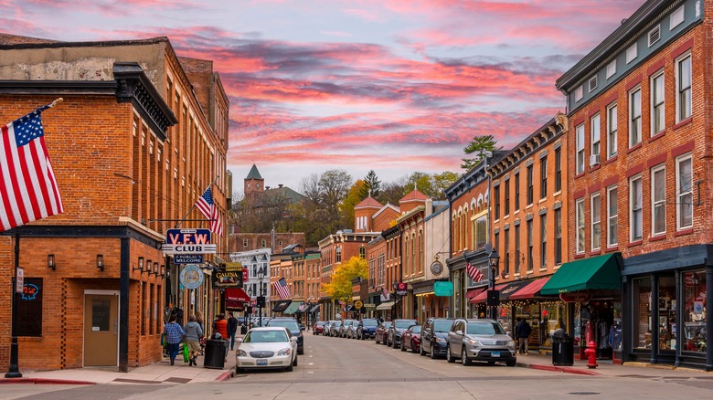 Downtown street in Galena