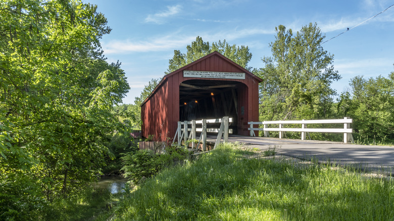 Covered bridge in Princeton