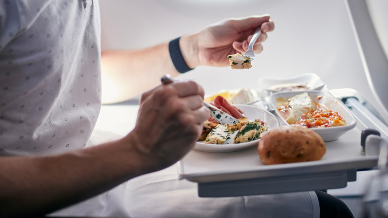 Food on a flight