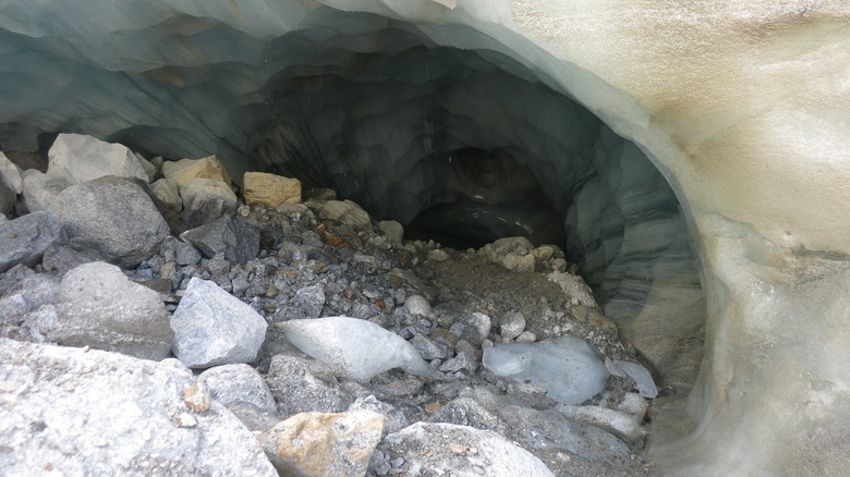 Gorner Glacier ice cave