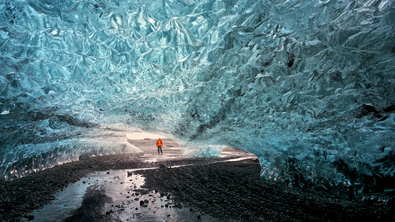 Ice caves in Vatnajökull National Park