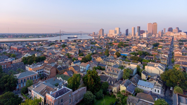 Aerial view of New Orleans