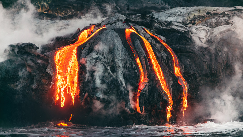Lava at Kilauea National Park 