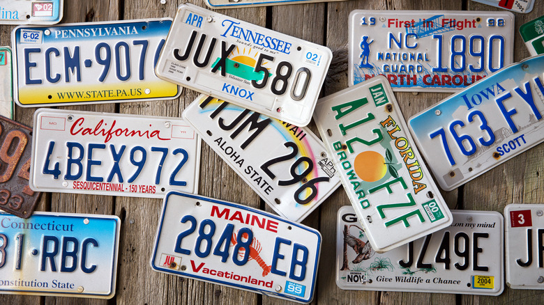 License plates