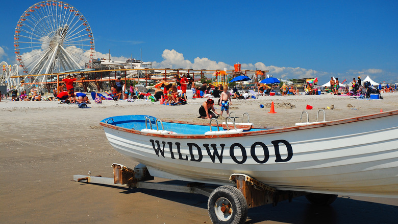 The beach at Wildwood, NJ