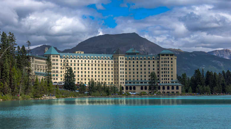 Fairmont Chateau Lake Louise and lake