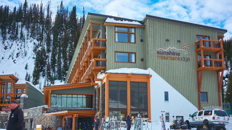 View of Sunshine Mountain Lodge