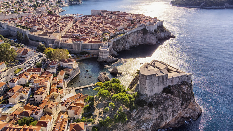 Bird's eye view of Dubrovnik