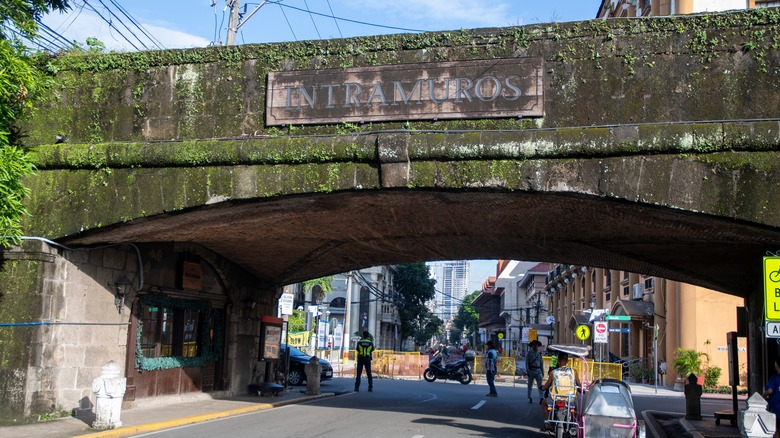 A section of Intramuros wall