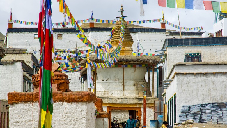Street view of Lo Manthang