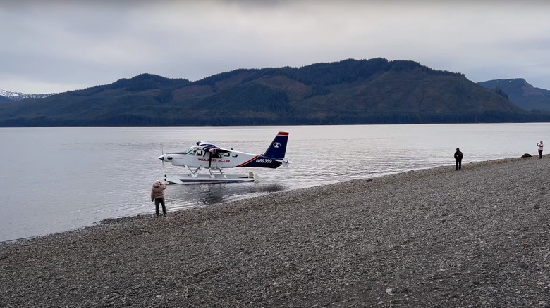 Air float plane in Alaska