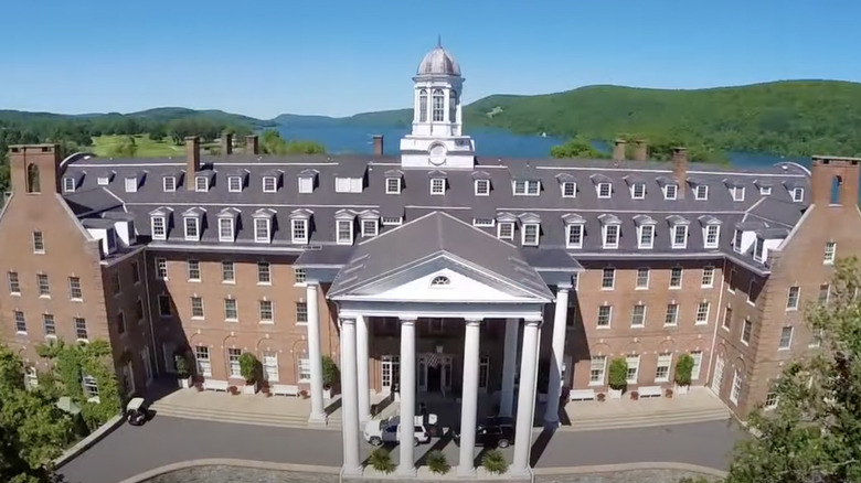 Aerial View over Otesaga Hotel 