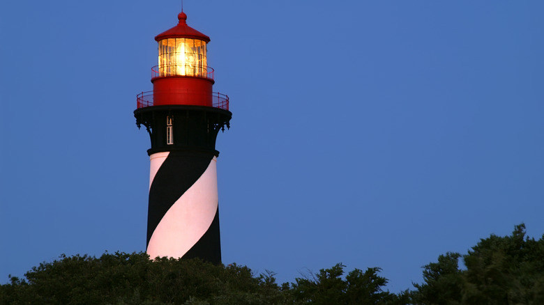St. Augustine Lighthouse at twilight