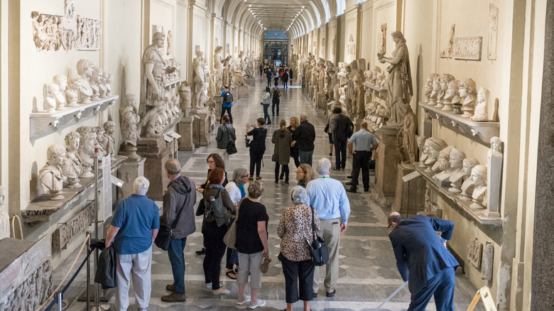 Sculptures in Museo Chiaramonti