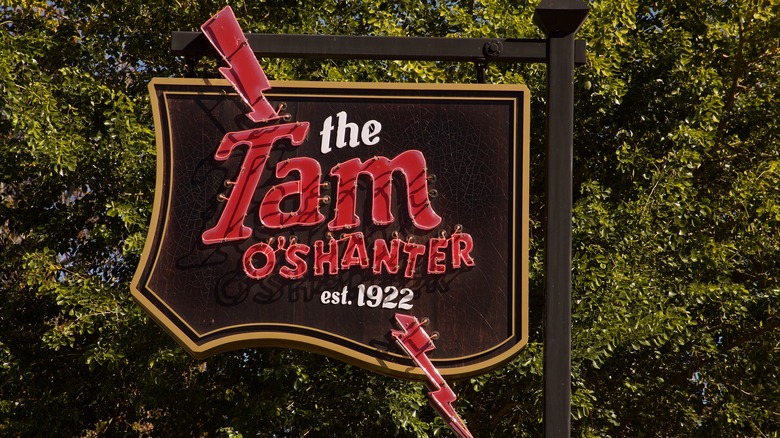 The sign for Tam O'Shanter