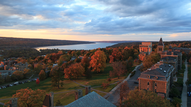 Cornell campus in Ithaca