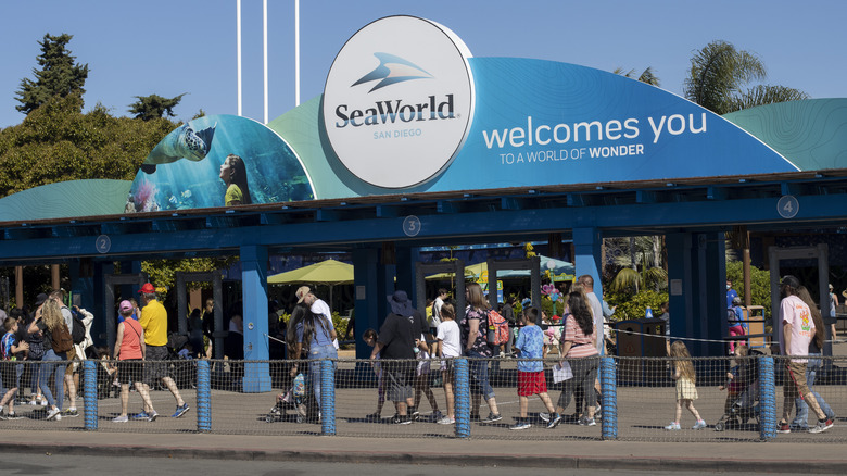 SeaWorld San Diego welcome sign