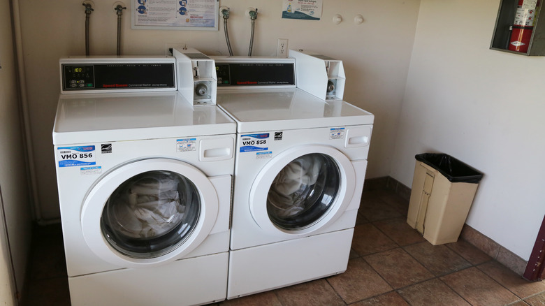 Coin-operated laundry machines 