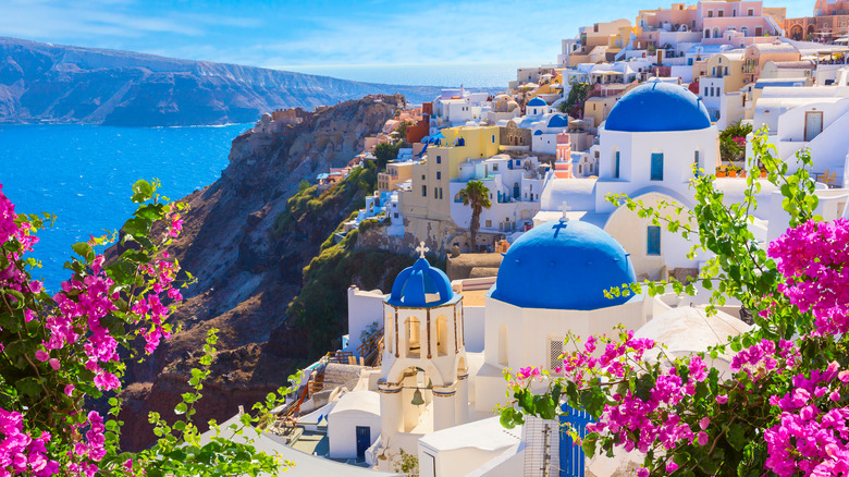 Seaside in Santorini