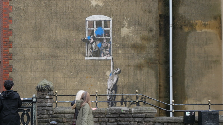 Banksy's Well Hung Lover