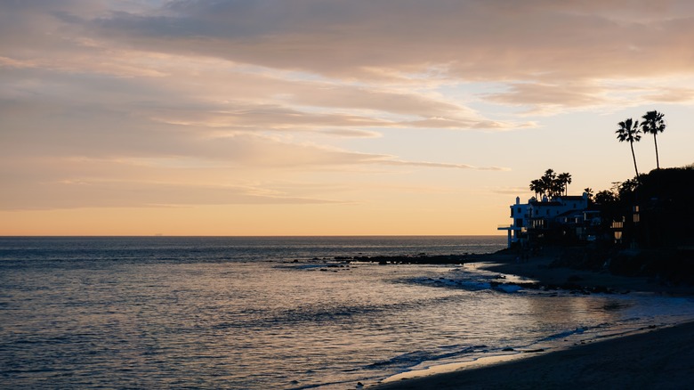Latigo Beach at sunset