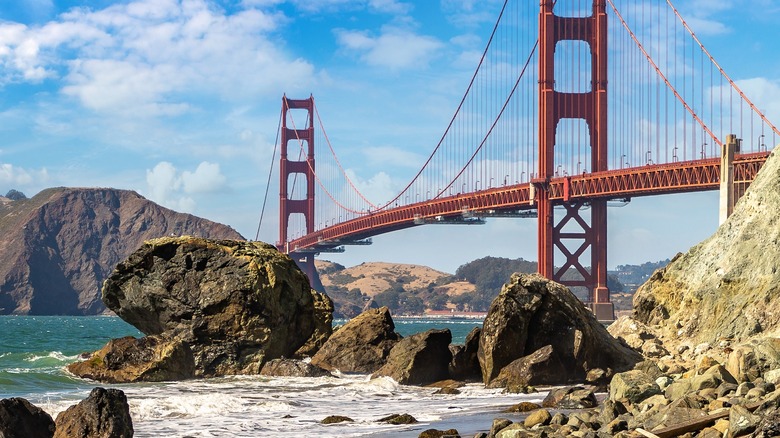 A Golden Gate Bridge view