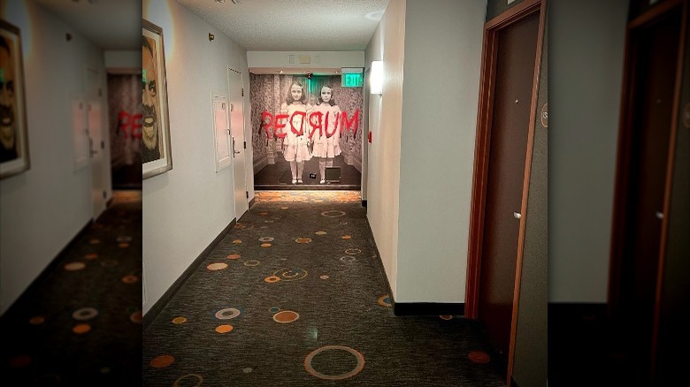 Curtis Hotel's 13th floor hallway