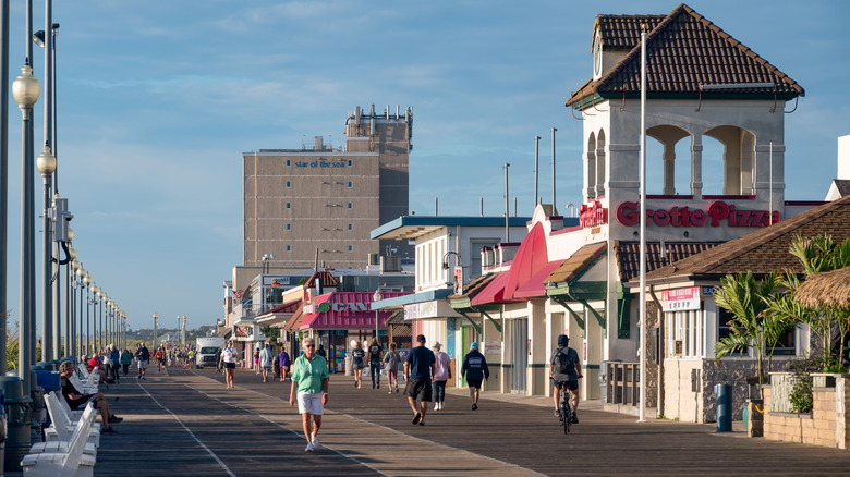 View of the Rehoboth Boardwalk