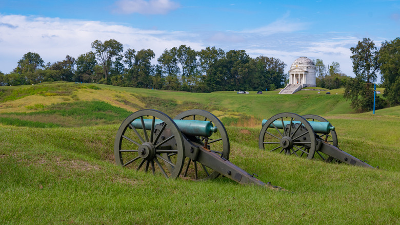 Cannons in  Vicksburg Military Park