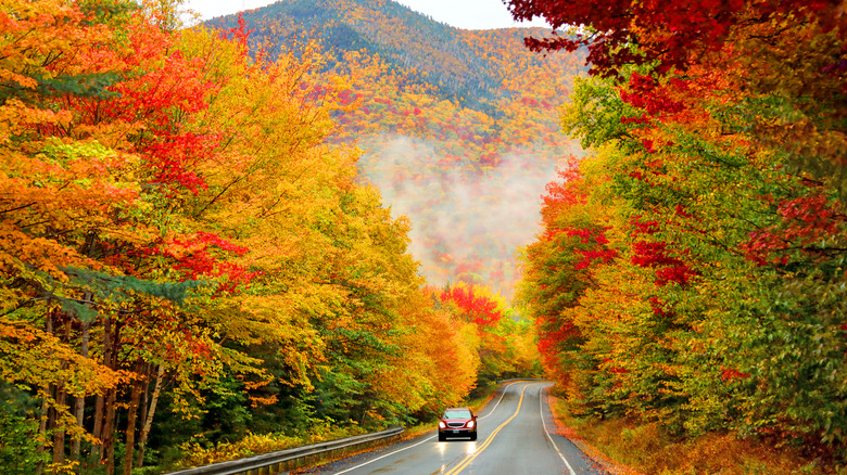 Kancamagus Highway during the fall