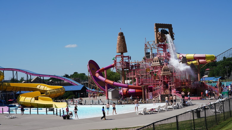 Waterslides at Wisconsin Dells