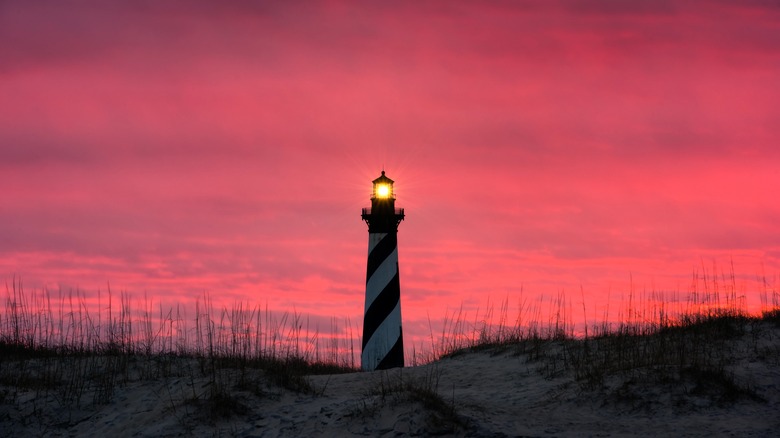 Cape Hatteras Lighthouse at Sunset