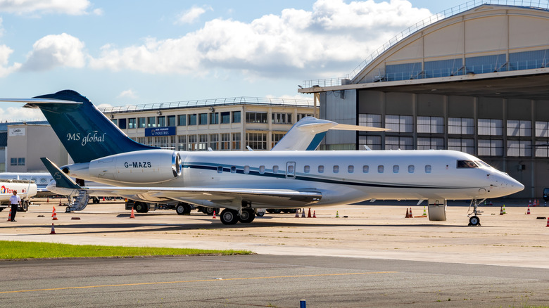 airplane at Parise Le-Bourget Airport