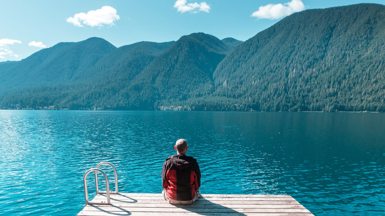 Lake Crescent in Olympic National Park, Washington