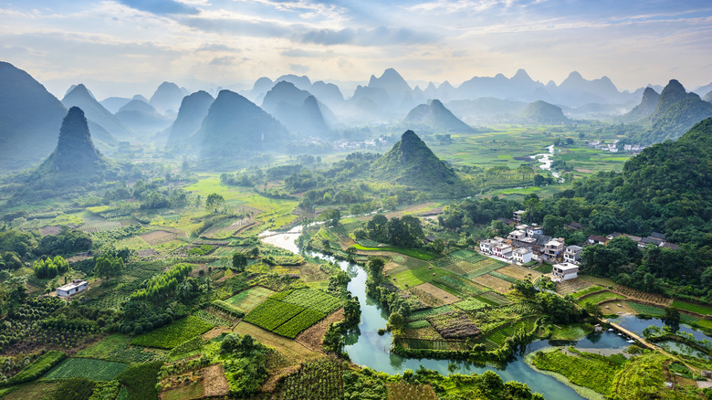 Karst hills of Guilin, China