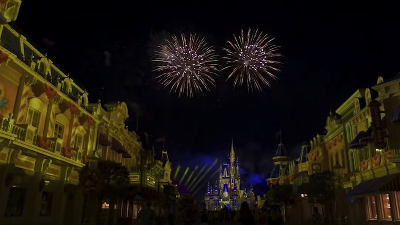 Main Street USA fireworks  