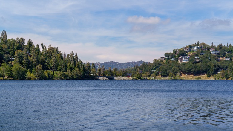 Landscape view of Lake Gregory