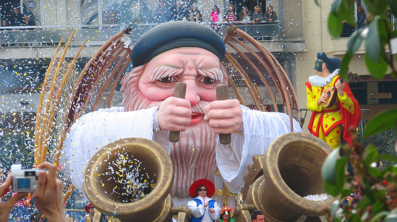 People celebrating at Patras Carnival