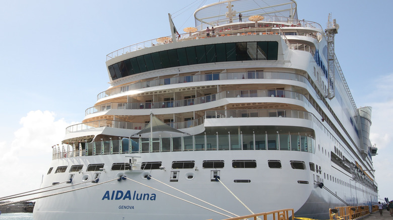 cruise ship docked