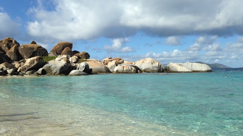 clear waters at Devil's Bay Beach