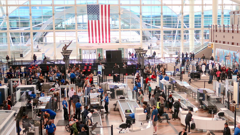 TSA at Denver International Airport