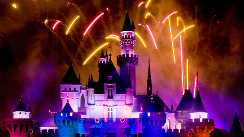 Fireworks at Disneyland