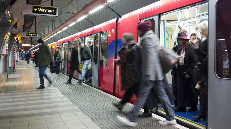 London Underground commuters