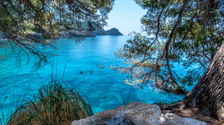 Tyrrhenian Sea along beaches, Maratea