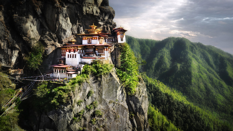 A monastery in Paro, Bhutan