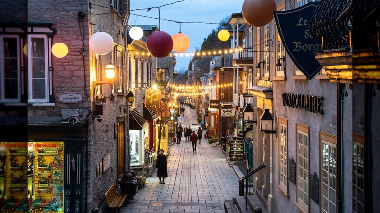 The old town in Quebec City, Canada