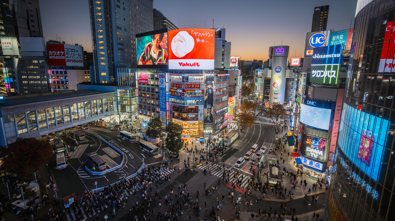 Aerial view of Tokyo, Japan